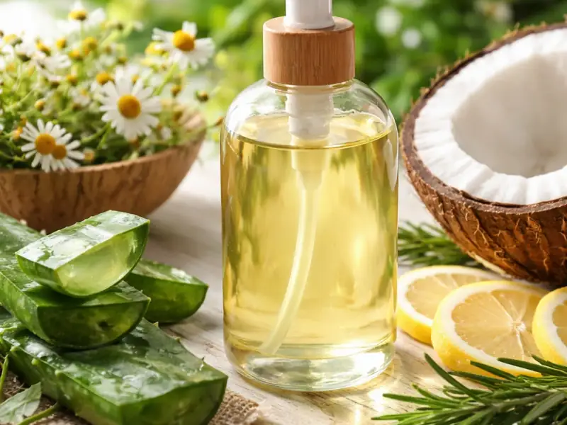 Sampon natural fara sulfati parabeni